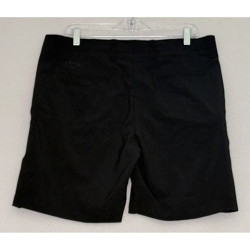 Callaway Golf Mens Performance Shorts 36‎ Black Lightweight Preppy